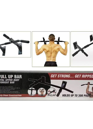 Imported Body Press Wall Mounted Pull Up Bar/ Chin Up Bar - 3 Grips Tango Sports