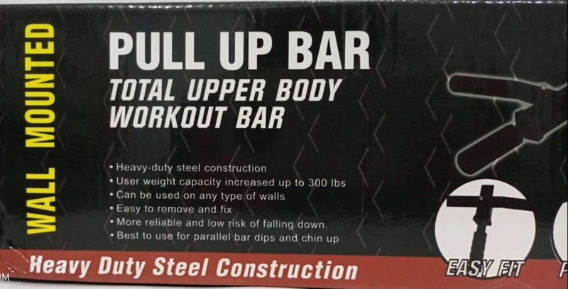 Imported Body Press Wall mounted Pull up Bar/ Chinup Bar - 3 Grips Tango Sports