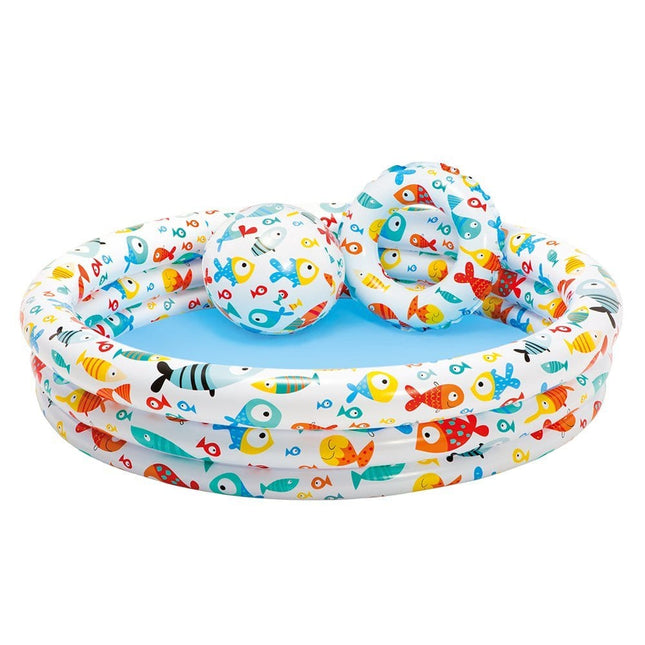 INTEX Fishbowl Pool (52" x 11") With Ball And Tube - 59460