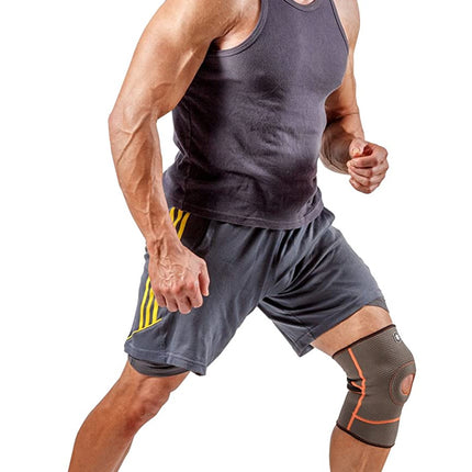 Knee Support Brace with Open patella Pack of 2, Tango Sports