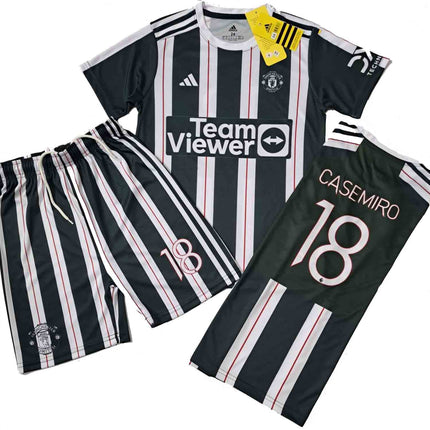 Manutd Away Kit Kids Size - Casemiro Tango Sports