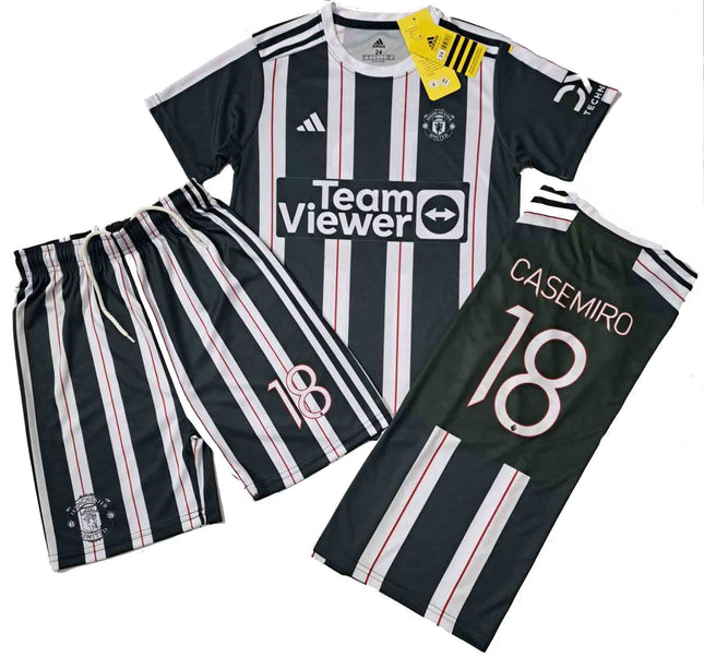 Manutd Away Kit Kids Size - Casemiro Tango Sports