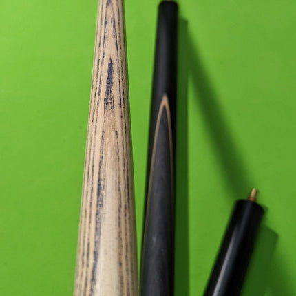 Master Pro Butt Snooker Cue Three Piece With Extension - Black Tango Sports