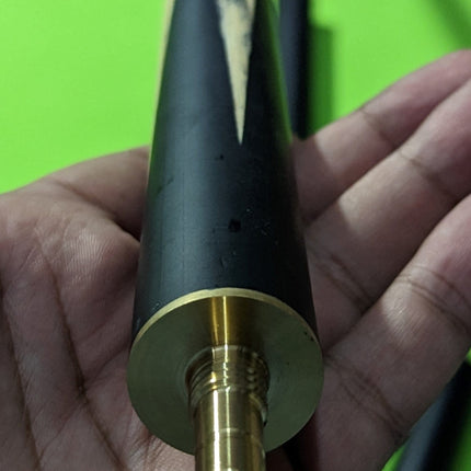 Master Pro Butt Snooker Cue Three Piece With Extension - Black Tango Sports