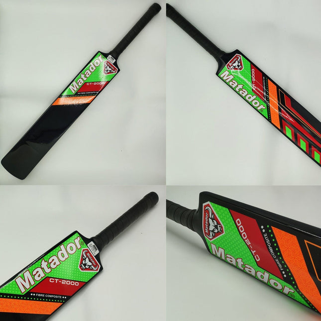 Matador Fiber Cricket Bat CT2000 - Black Tango Sports