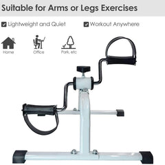 Mini Pedal Exerciser Cycle - White Tango Sports