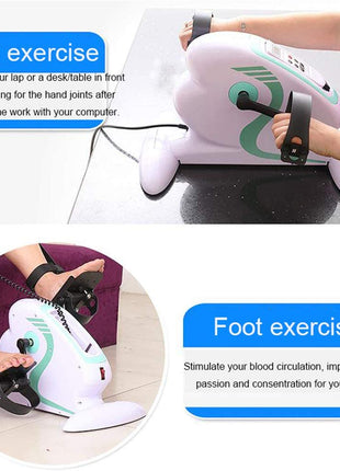 Motorized Electric Mini Exercise Bike/Pedal Exerciser - Electronic Tango Sports