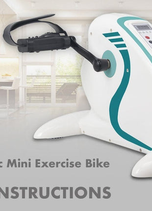Motorized Electric Mini Exercise Bike/Pedal Exerciser - Electronic Tango Sports