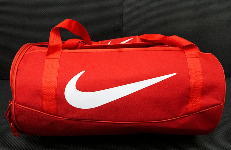 NK Duffle Bag, Sports bag , Travel Bag with Shoes Compartment  22 Inches - Red and Black Tango Sports
