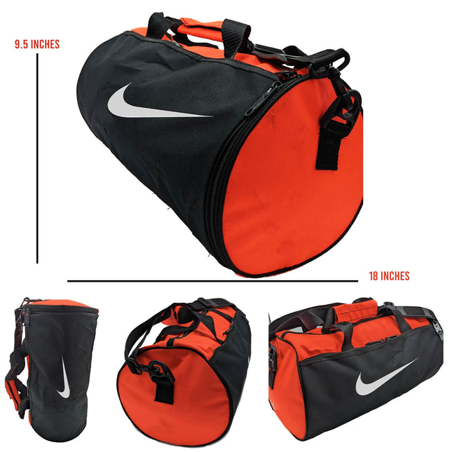 NK Duffle Stripes With Shoe Compartment - 18 Inches Tango Sports