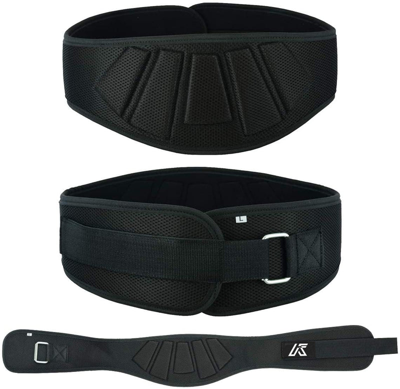 Neoprene Weight Lifting Belt 6 Inches wide Back Support for Power Weightlifting Gym Tango Sports