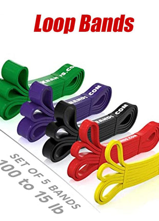 Pull Up Resistance bands 9 to 45mm Tango Sports