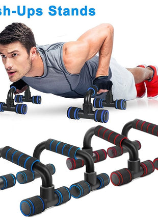 Pushup Stands Plastic For Exercise - Black Tango Sports