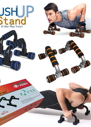 Pushup Stands Plastic For Exercise - Black Tango Sports