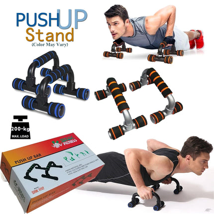Pushup Stands Plastic For Exercise - Black Tango Sports