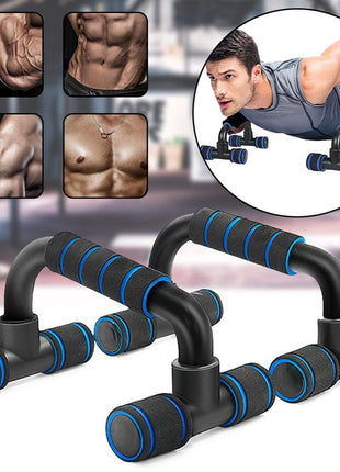 Pushup Stands Plastic For Exercise - Black Tango Sports