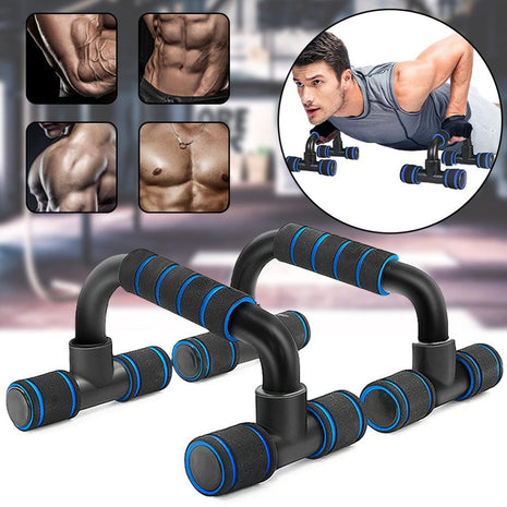 Pushup Stands Plastic For Exercise - Black Tango Sports