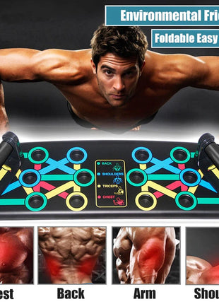 Pushup board , Multipurpose Exercise Board - Black Tango Sports