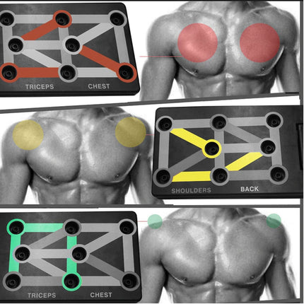 Pushup board , Multipurpose Exercise Board - Black Tango Sports