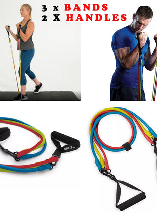 Resistance Band 3 Piece Set Tango Sports