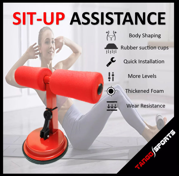 Sit up assistant Portable T Shape Fitness Adjustable Sit Up Tool Sports Gym Yoga Work Tango Sports