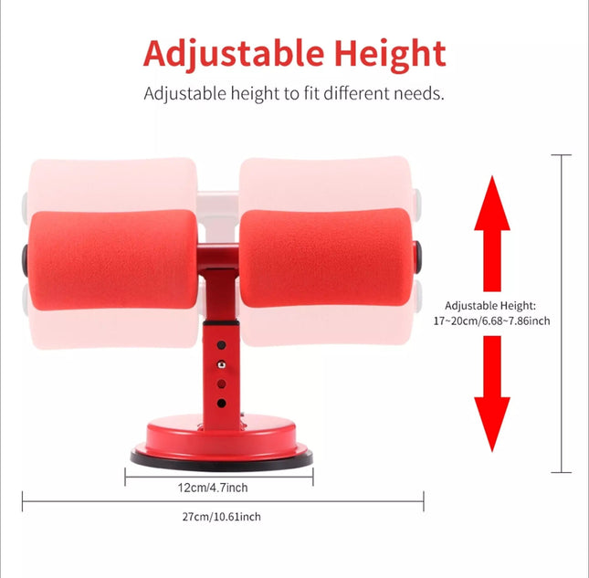 Sit up assistant Portable T Shape Fitness Adjustable Sit Up Tool Sports Gym Yoga Work Tango Sports