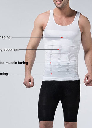 Slim and Fit Slimming Belt For Men - White Tango Sports