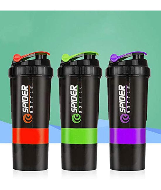 Spider Shaker Bottle 500 ML - Protein Shaker Bottle Tango Sports