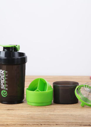 Spider Shaker Bottle 500 ML - Protein Shaker Bottle Tango Sports