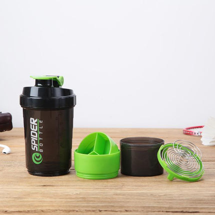 Spider Shaker Bottle 500 ML - Protein Shaker Bottle Tango Sports