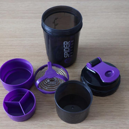 Spider Shaker Bottle 500 ML - Protein Shaker Bottle Tango Sports