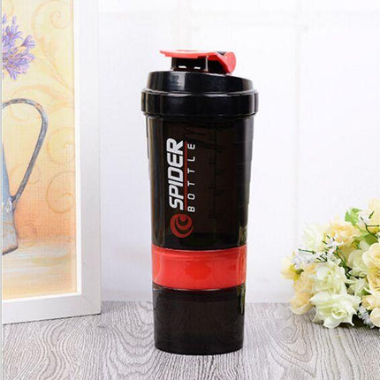 Spider Shaker Bottle 500 ML - Protein Shaker Bottle Tango Sports