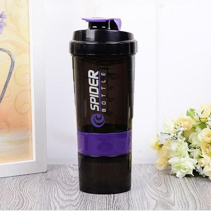 Spider Shaker Bottle 500 ML - Protein Shaker Bottle Tango Sports