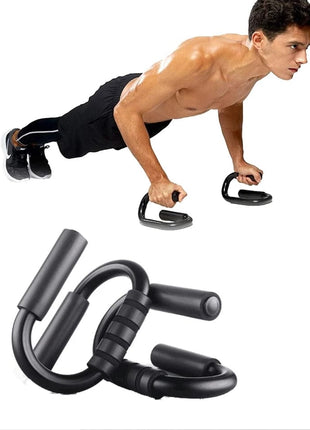 Strong Pushup Stands with Soft Foam Grip and Non-Slip Bars Chrome bars Tango Sports