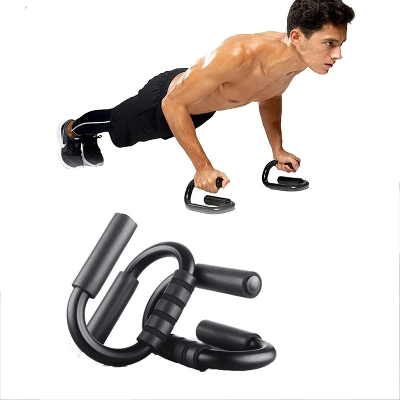 Strong Pushup Stands with Soft Foam Grip and Non-Slip Bars Chrome bars Tango Sports