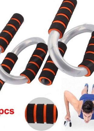 Strong Pushup Stands with Soft Foam Grip and Non-Slip Bars Chrome bars Tango Sports