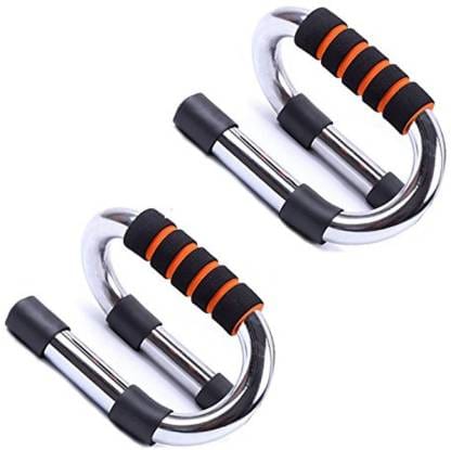 Strong Pushup Stands with Soft Foam Grip and Non-Slip Bars Chrome bars Tango Sports