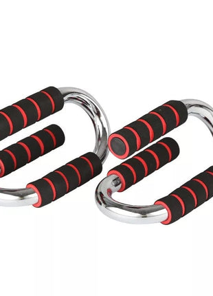 Strong Pushup Stands with Soft Foam Grip and Non-Slip Bars Chrome bars Tango Sports