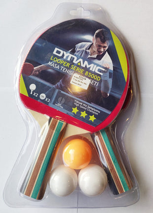 Table Tennis Rackets pack of 2 , Ping Pong Racket Pack with 3 Free Balls - Table tennis Tango Sports
