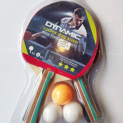 Table Tennis Rackets pack of 2 , Ping Pong Racket Pack with 3 Free Balls - Table tennis Tango Sports