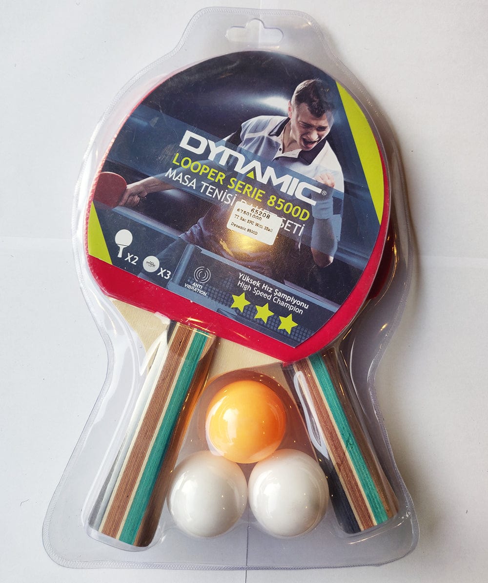 Table Tennis Rackets pack of 2 , Ping Pong Racket Pack with 3 Free Bal