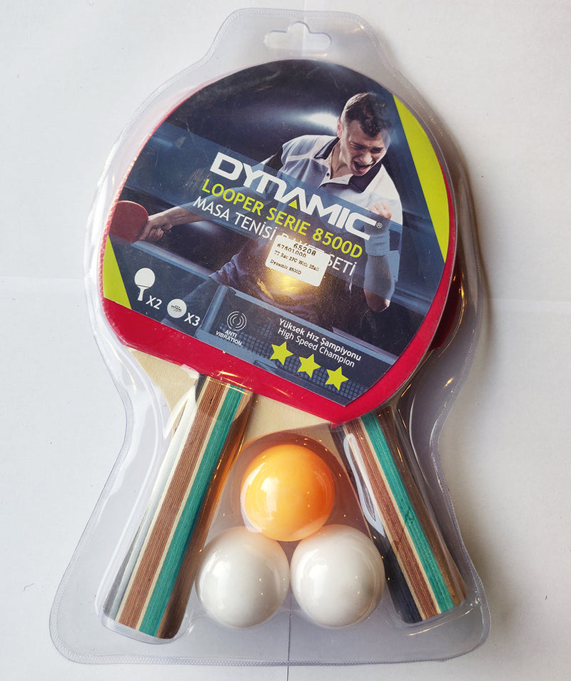 Table Tennis Rackets pack of 2 , Ping Pong Racket Pack with 3 Free Balls - Table tennis Tango Sports