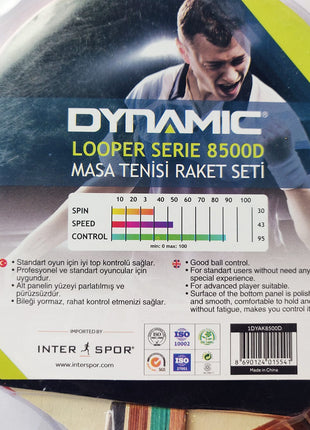 Table Tennis Rackets pack of 2 , Ping Pong Racket Pack with 3 Free Balls - Table tennis Tango Sports