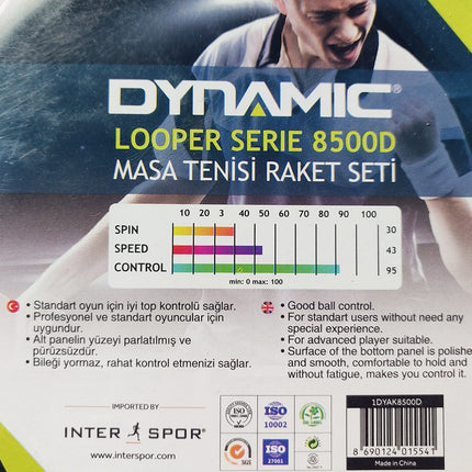 Table Tennis Rackets pack of 2 , Ping Pong Racket Pack with 3 Free Balls - Table tennis Tango Sports