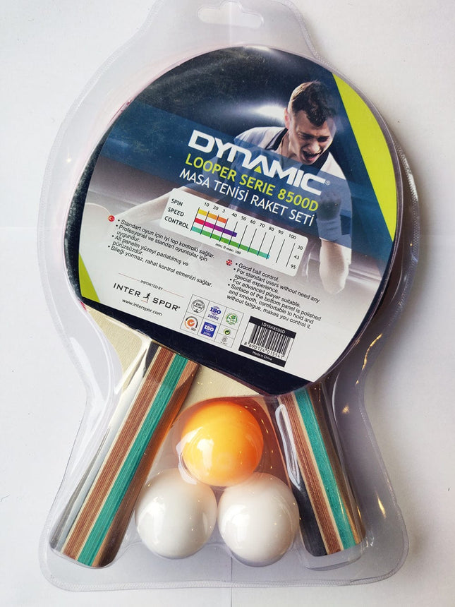 Table Tennis Rackets pack of 2 , Ping Pong Racket Pack with 3 Free Balls - Table tennis Tango Sports