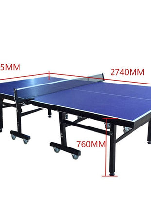 Table Tennis Table 8 Wheels Butterfly Style FOLDABLE - 5 x 9 Feet Tango Sports
