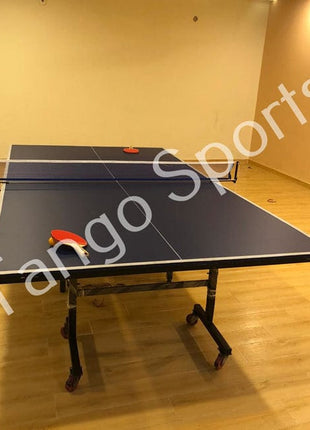 Table Tennis Table 8 Wheels Butterfly Style FOLDABLE - 5 x 9 Feet Tango Sports