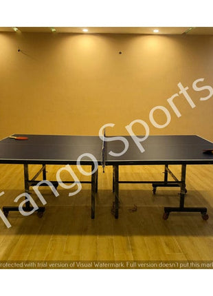 Table Tennis Table 8 Wheels Butterfly Style FOLDABLE - 5 x 9 Feet Tango Sports