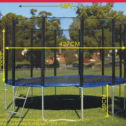 Trampoline 14 Feet Round Trampoline Tango Sports
