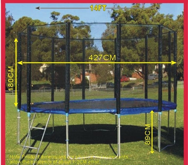 Trampoline 14 Feet Round Trampoline Tango Sports